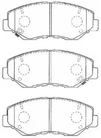 Комплект тормозных колодок, дисковый тормоз AISIN купить